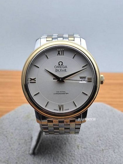 OMEGA De Ville Prestige 36.8mm Steel - Yellow Gold Ref.424.20.37.20.02.001