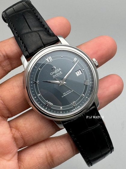 OMEGA De Ville Prestige Co-Axial Chronometer Grey Dial Ref.424.13.40.20.06.001