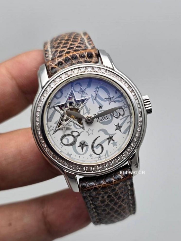 Zenith Elite Baby Star Diamond Bezel Ref.16.1220.67