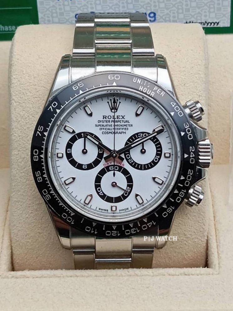 Rolex Cosmograph Daytona Panda Dial Steel Men's Watch Ref.116500LN
