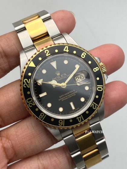 Rolex GMT-Master II Oyster Two-Tone Black Dial Ref.16713