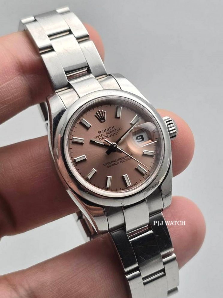 Rolex Lady-Datejust 26mm Pink Dial Steel Ref.179160