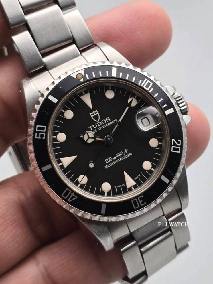 Tudor Submariner Date 36mm Black Dial Ref.75190