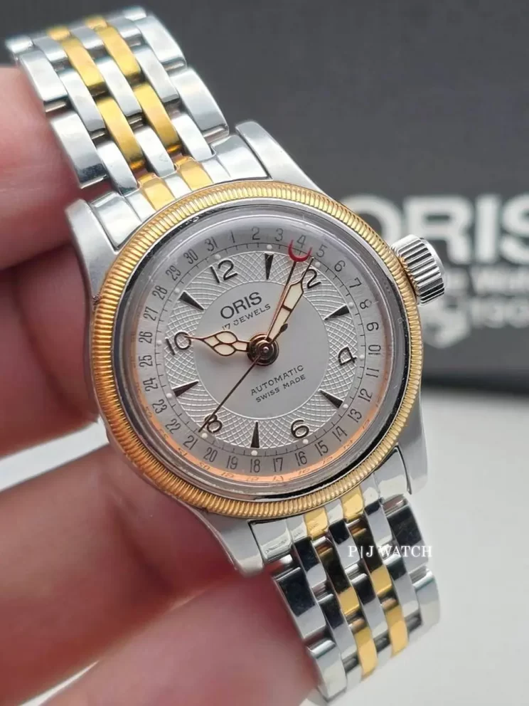 Oris Big Crown Pointer Date Steel&Gold Ladies Watch Ref.01 584 7550 4361-07 8 14 63