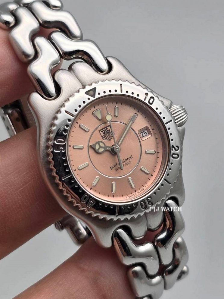 TAG Heuer SEL Professional Lady 200Meters Quarz Salmon Dial Ref.WG131D