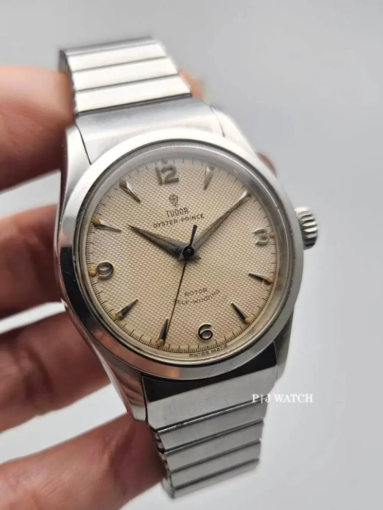 Tudor Oyster Prince Automatic Silver Honeycomb Dial Ref.7909