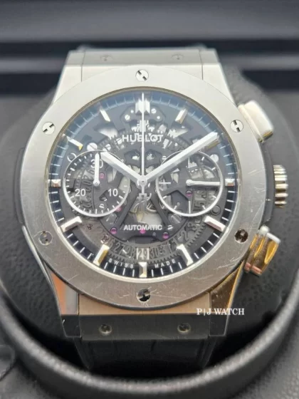 HUBLOT Classic Fusion Aerofusion 45mm Titanium Skeleton Dial Ref.525.NX.0170.LR