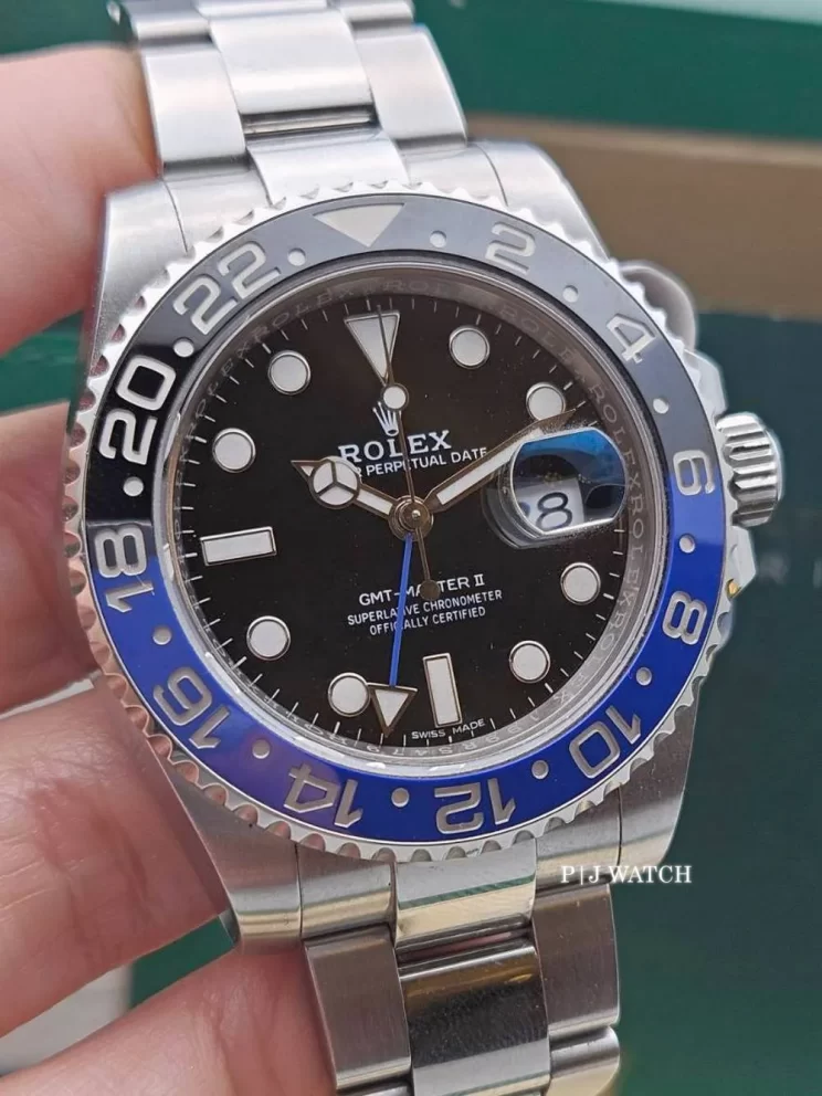 Rolex GMT-Master II 40mm Batman Oystersteel Men's Watch Ref.116710BLNR