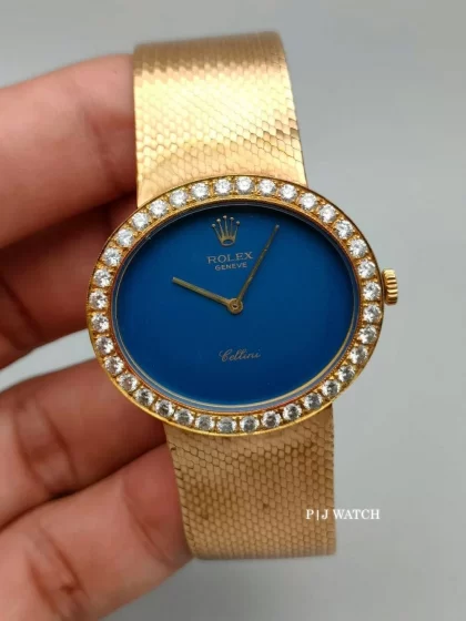 Rolex Cellini Cellissima 18K Gold Diamond Bracelet Ref.4083