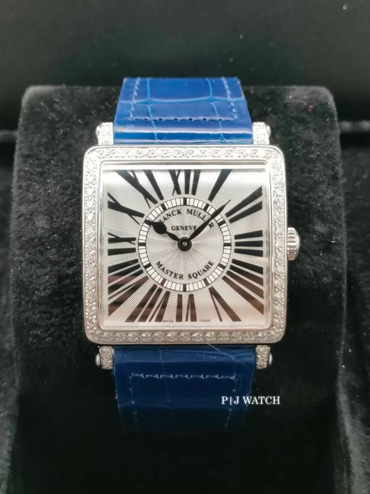 Franck Muller Master Square 18K White Gold Diamond Ref.6002 S QZ D CD