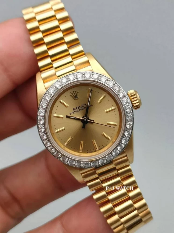 Rolex Oyster Perpetual President Yellow Gold Ref.67198