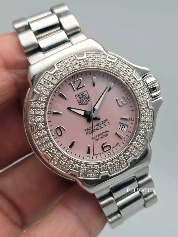 Tag Heuer Formula 1 Quartz 37mm MOP Pink Dial Ref.WAC1216.BA0852