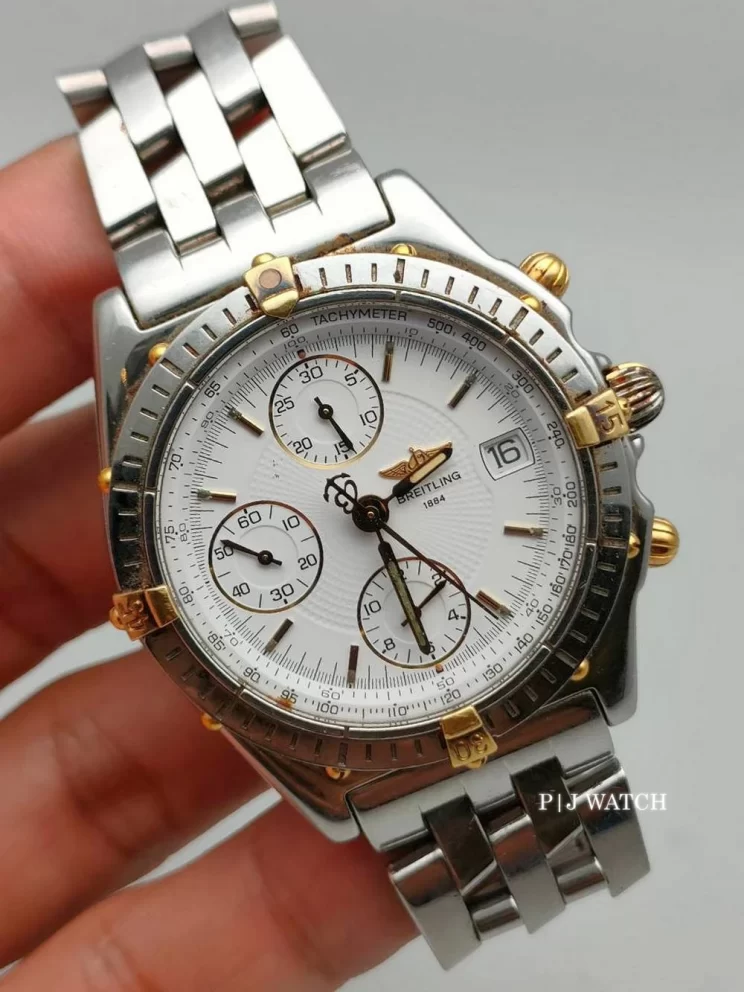 Breitling Chronomat Automatic Gold Steel Ref.B13050.1