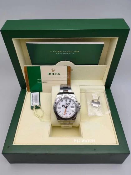 Rolex Explorer II Oystersteel 42mm White Dial Ref.216570