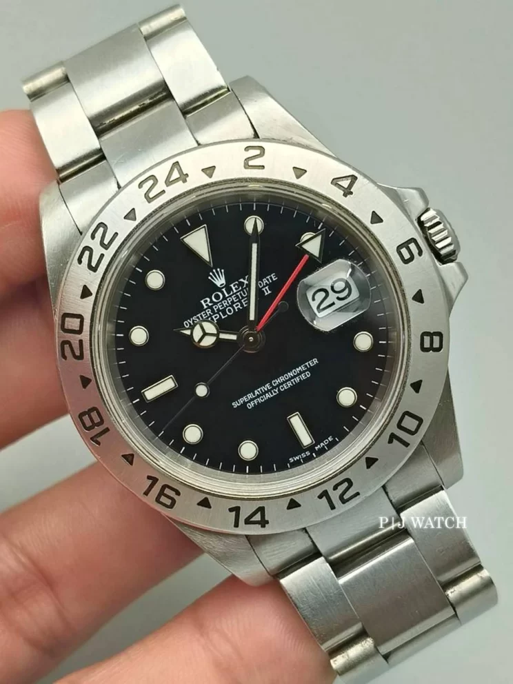 Rolex Explorer II 40mm Oystersteel Black Dial Ref.16570