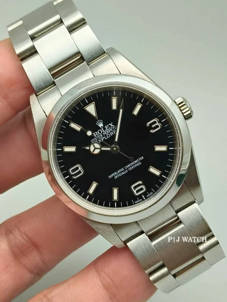 Rolex Explorer Black Dial 36mm Steel Unisex Watch Ref.114270