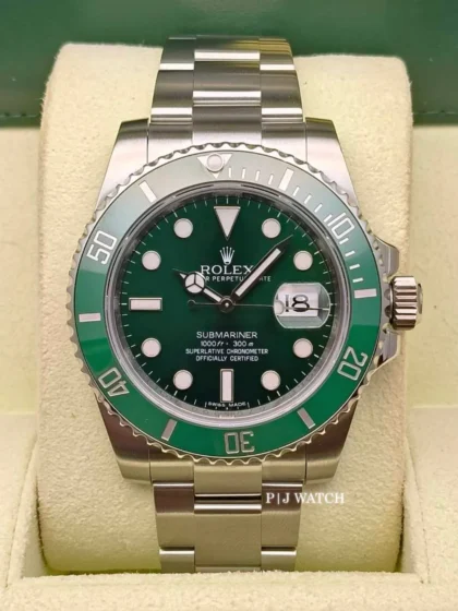 Rolex Submariner Date Hulk Oystersteel Green Dial Ref.116610LV