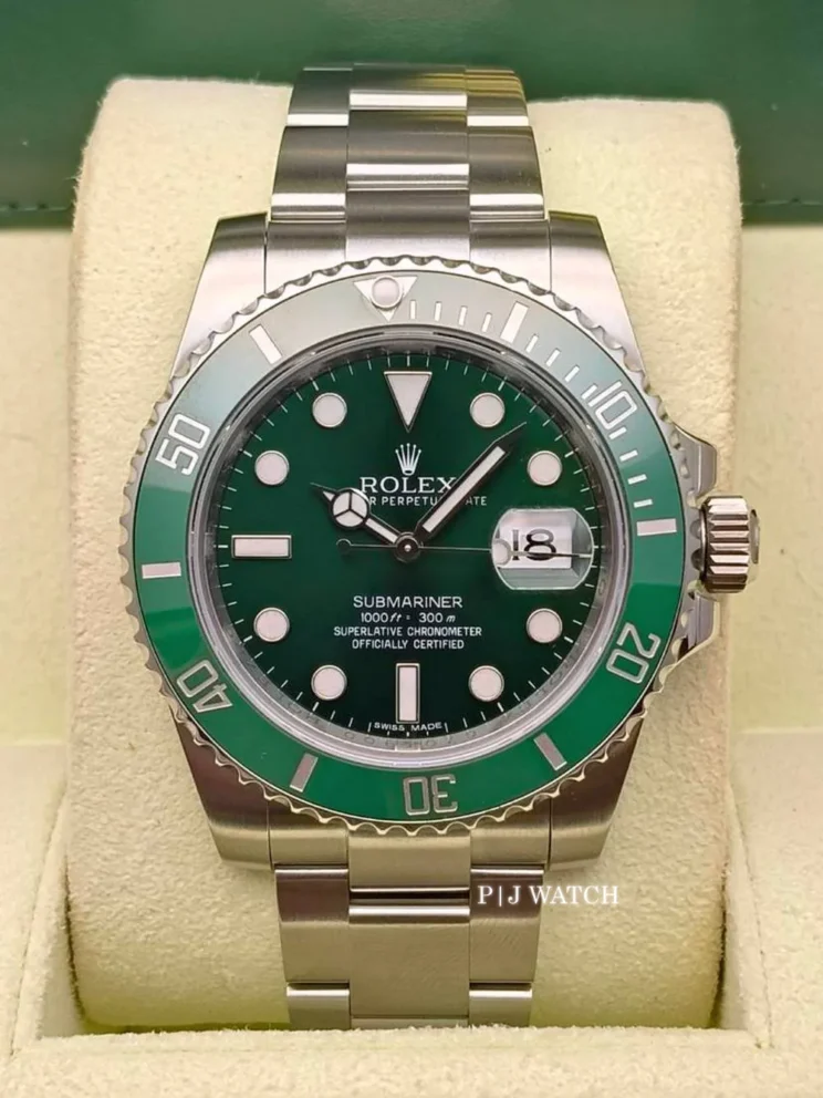 Rolex Submariner Date Hulk Oystersteel Green Dial Ref.116610LV