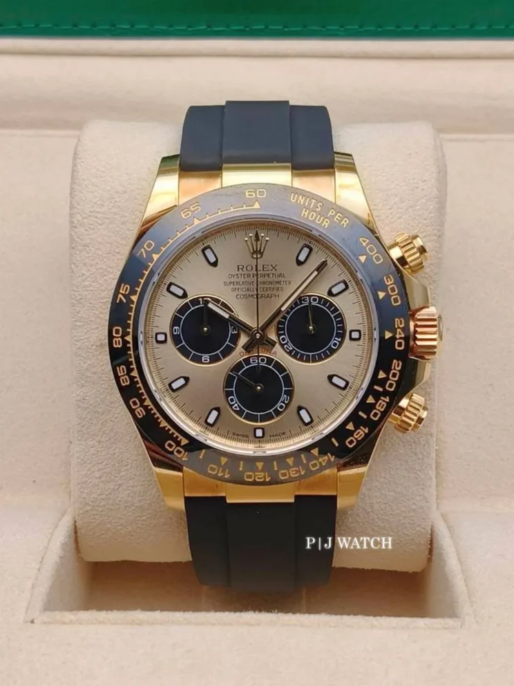 Rolex Cosmograph Daytona Champagne Dial with Black Sub-Dials Ref.116518LN