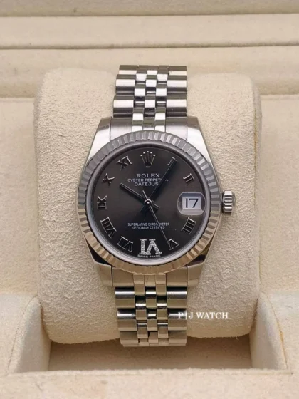 Rolex Datejust 31mm Elegant Automatic Brown Roman Dial Ref.178274