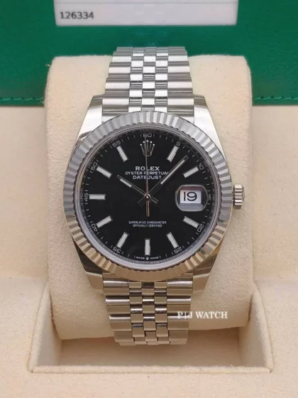 Rolex Datejust 41mm Jubilee Steel Black Dial Ref.126334