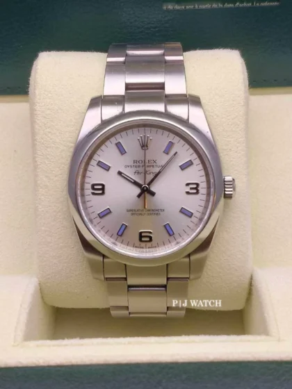 Rolex Oyster Perpetual Air-King 34mm Silver Dial Ref.114200