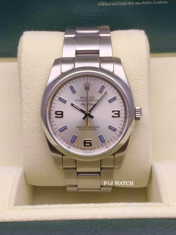 Rolex Oyster Perpetual Air-King 34mm Silver Dial Ref.114200