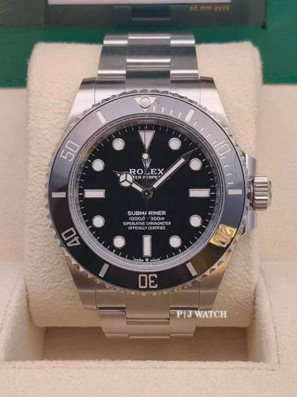Rolex Submariner Black Dial Oystersteel Men's Diving Watch Ref.124060