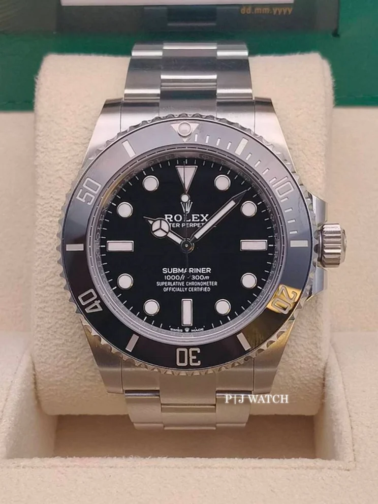 Rolex Submariner Black Dial Oystersteel Men's Diving Watch Ref.124060