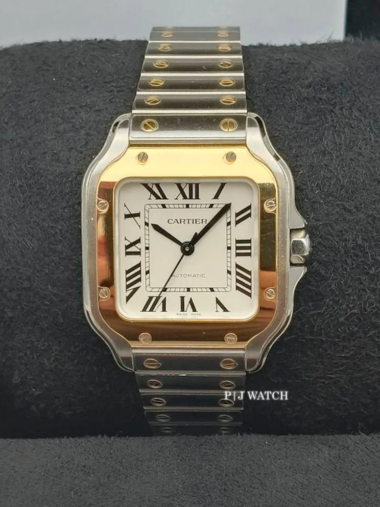 Cartier Santos De Cartier Two Tone Medium Ref.W2SA0016