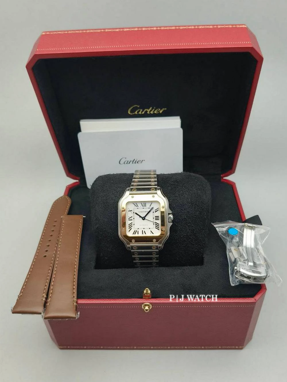 Cartier Santos De Cartier Two Tone Medium Ref.W2SA0016