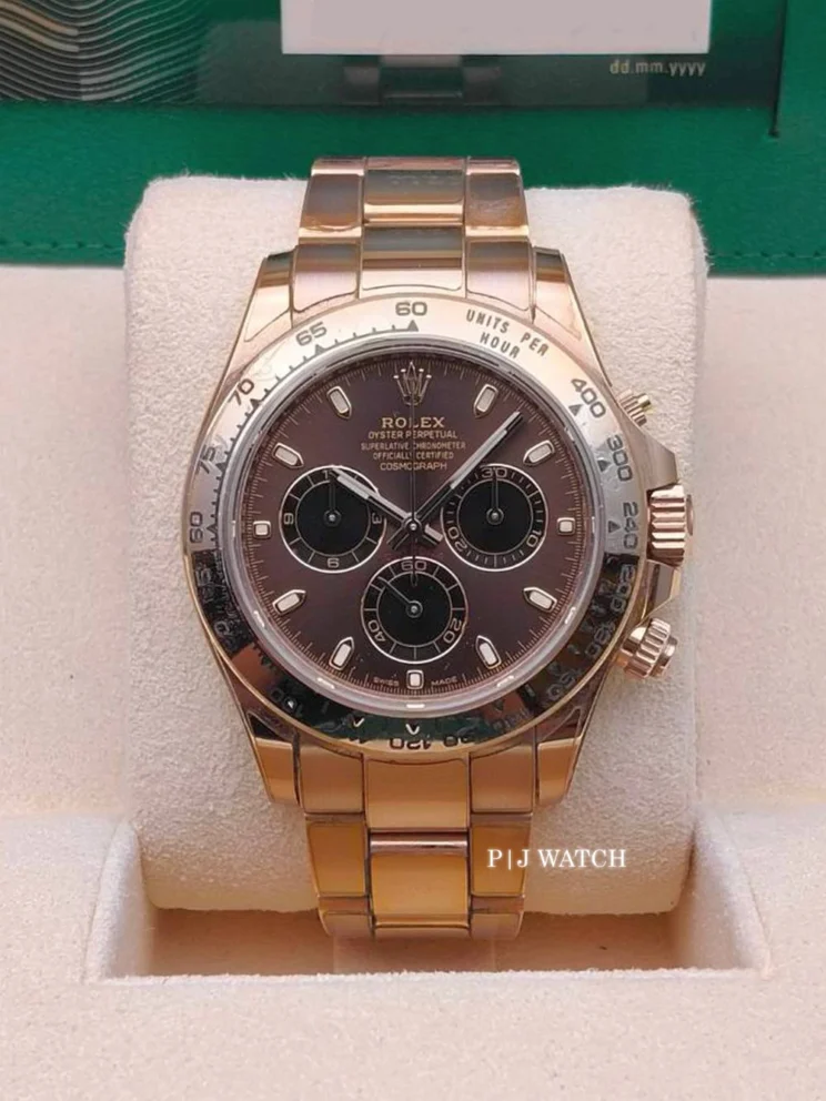 Rolex Cosmograph Daytona 40mm Everose Gold Chocolate Dial Ref.116505