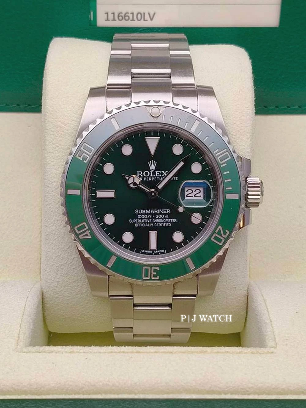 Rolex Submariner Date Hulk Green Dial & Bezel Ref.116610LV