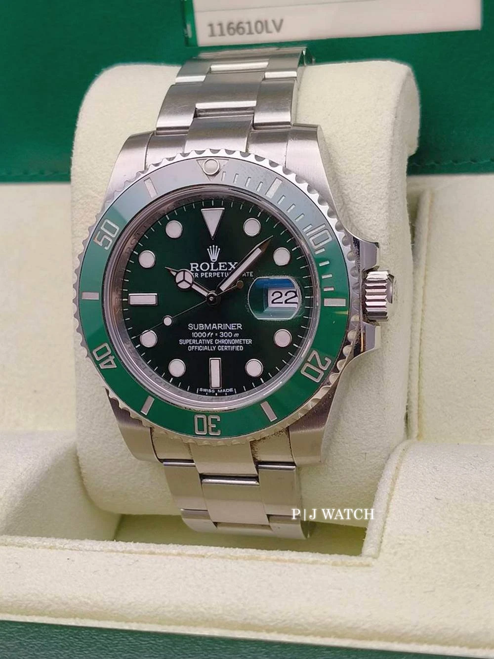 Rolex Submariner Date Hulk Green Dial & Bezel Ref.116610LV