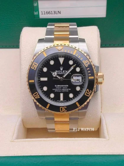 Rolex Submariner Date Yellow Gold 18k & Oystersteel Ref.116613LN