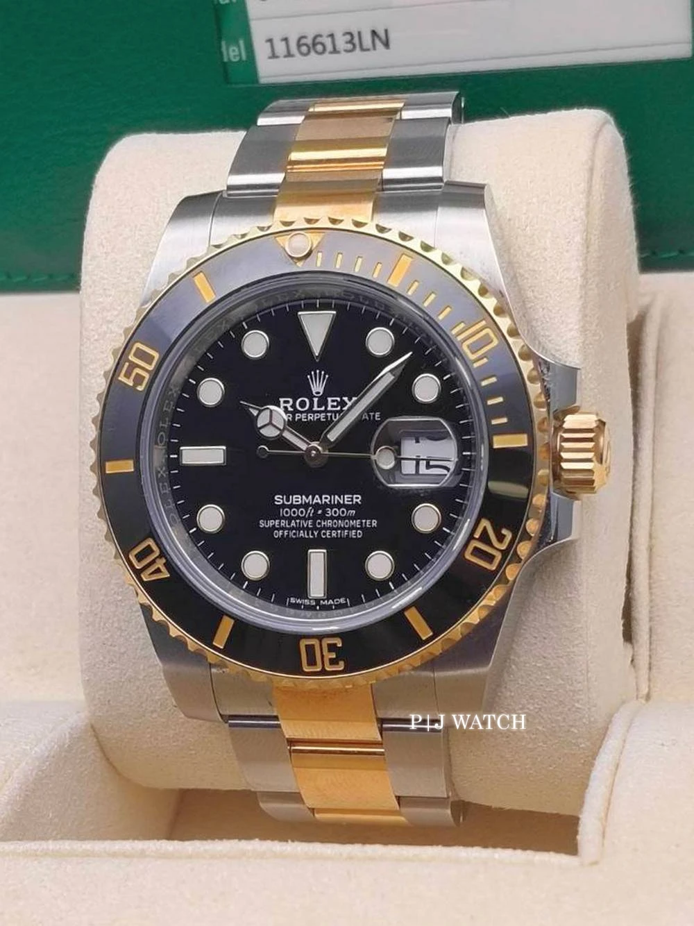 Rolex Submariner Date Yellow Gold 18k & Oystersteel Ref.116613LN