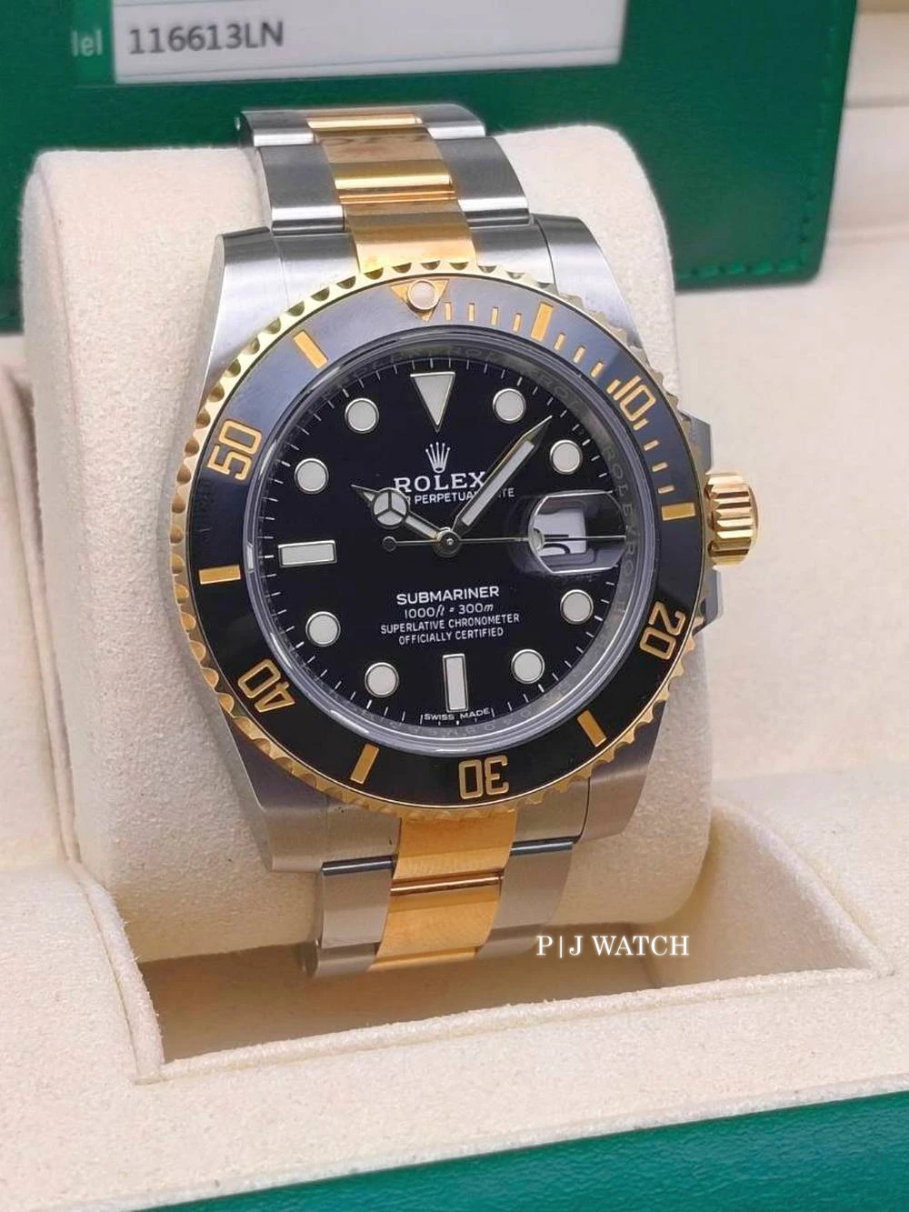 Rolex Submariner Date Yellow Gold 18k & Oystersteel Ref.116613LN