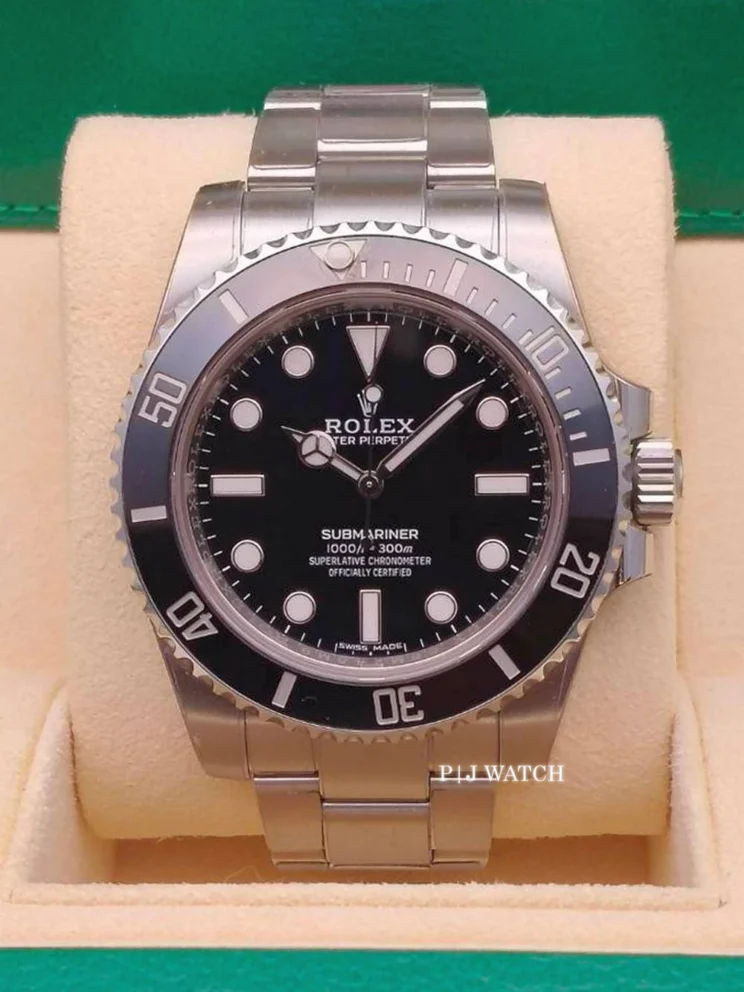 Rolex Submariner No Date Black Dial Men's Watch Ref.114060