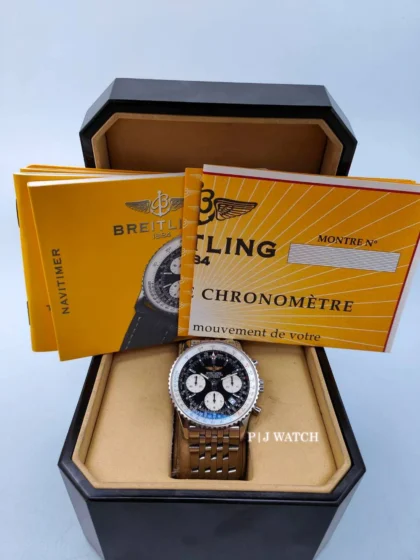 Breitling Navitimer 41mm Steel Automatic Black Dial Ref.A23322