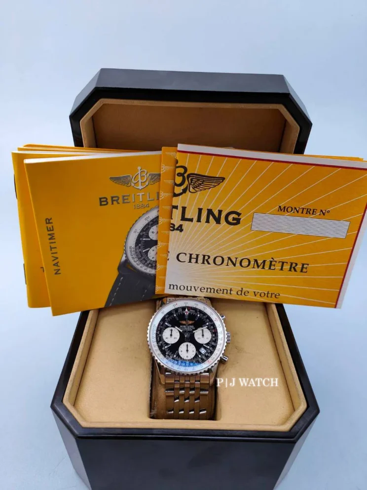 Breitling Navitimer 41mm Steel Automatic Black Dial Ref.A23322