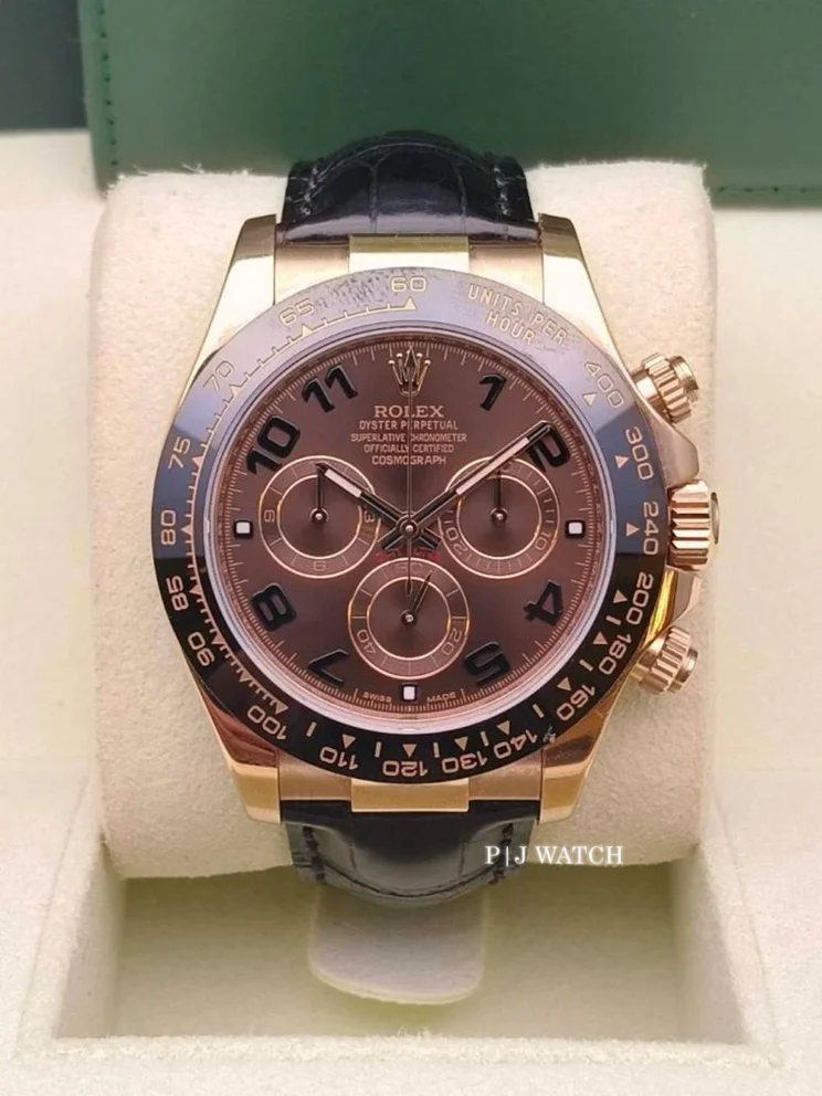 Rolex Cosmograph Daytona Brown Arabic Numeral Dial Ref.116515LN
