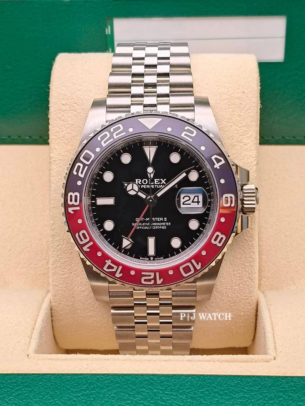 Rolex GMT-Master II Pepsi Oystersteel Jubilee Bracelet Ref.126710BLRO