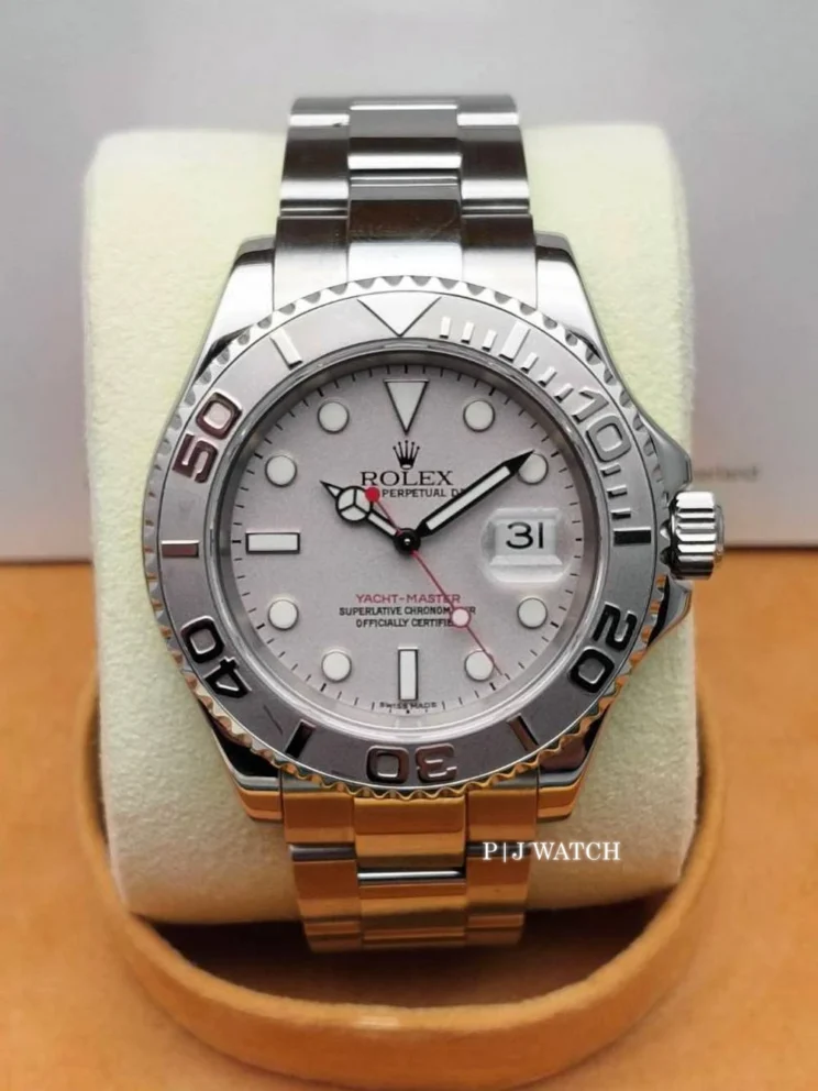 Rolex Yacht-Master 40mm Platinum Dial Oystersteel Ref.116622