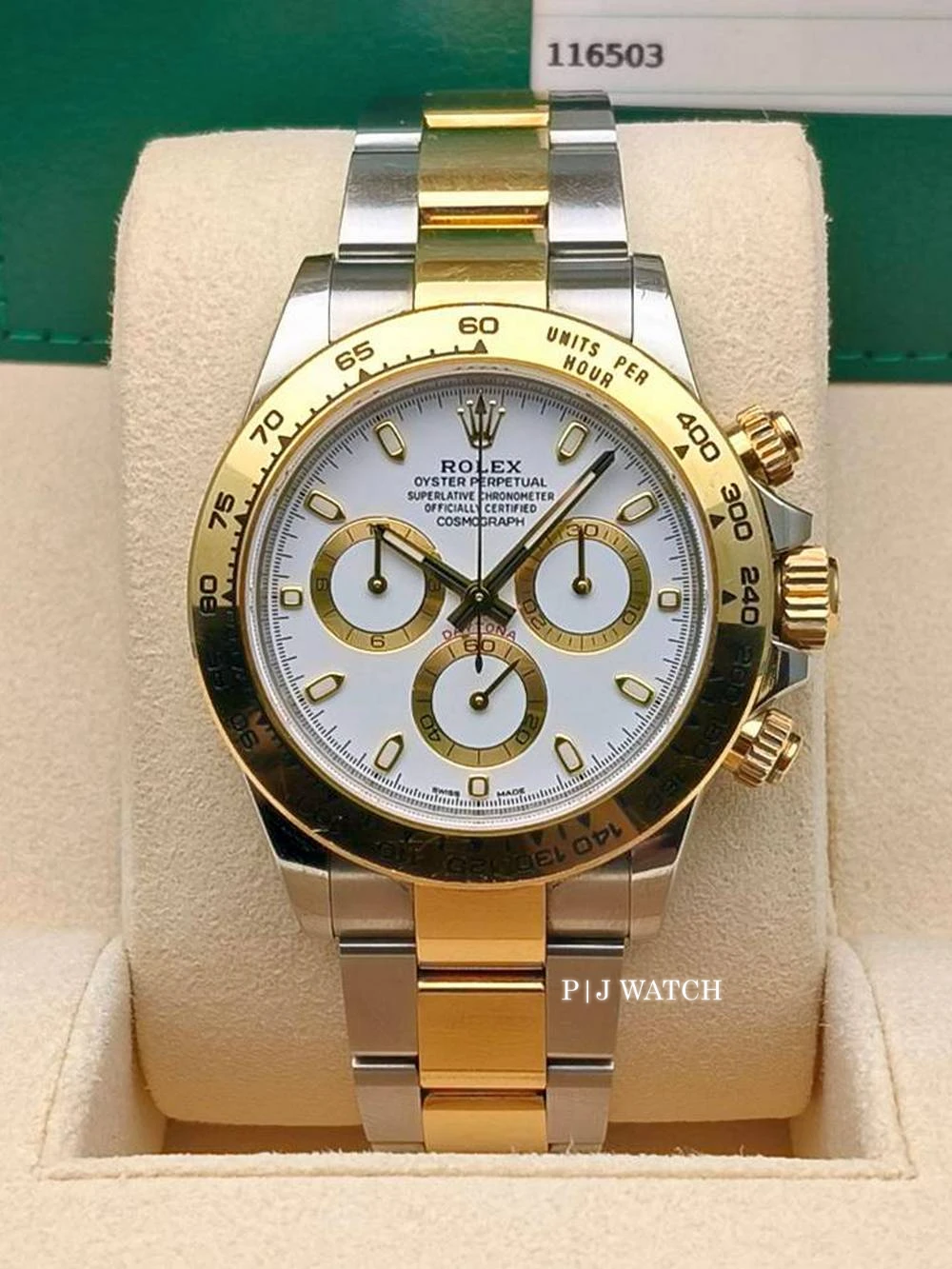 Rolex Cosmograph Daytona Two-Tone White Dial Ref.116503