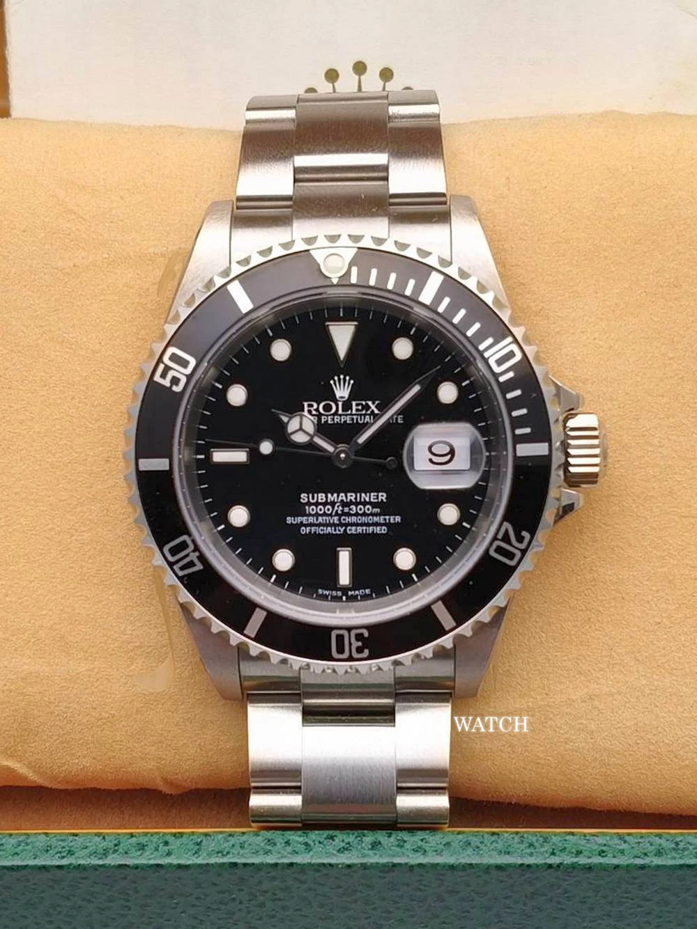 Rolex Submariner Date 40mm Oystersteel Black Dial Ref.16610