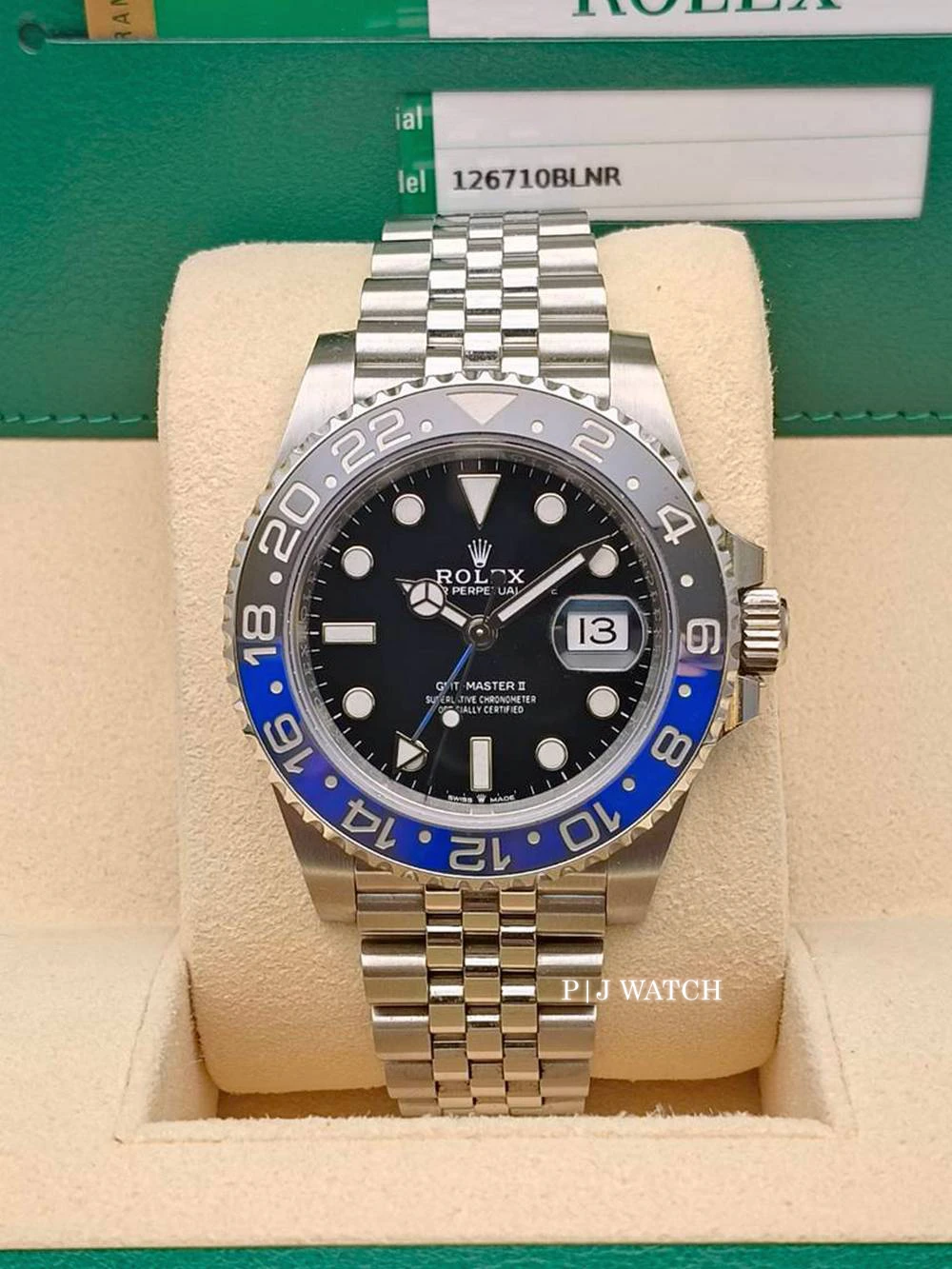 Rolex GMT-Master II 40mm Batman Jubilee Ref.126710BLNR