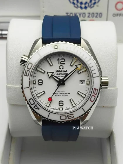 OMEGA Seamaster Planet Ocean 39.5mm White Dial Tokyo 2020 Limited Edition Ref.522.33.40.20.04.001