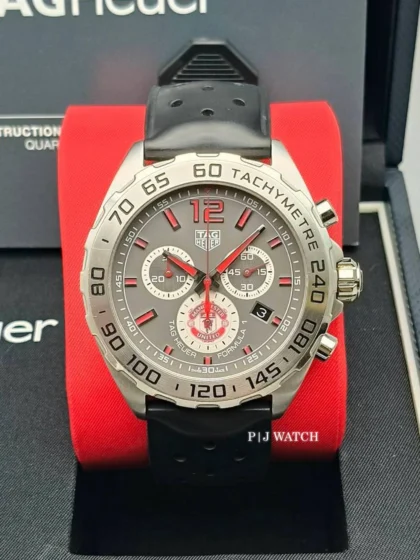 TAG Heuer Formula 1 43mm Silver Manchester United Edition Quartz Chronograph Ref.CAZ101M.FT8024